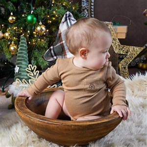Adelie's Organik Pamuklu Uzun Kollu Body