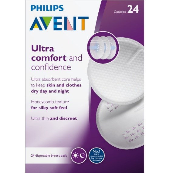 Avent Tek Kullanımlık Ultra Comfort Göğüs Pedleri 24'lü Orjinal
