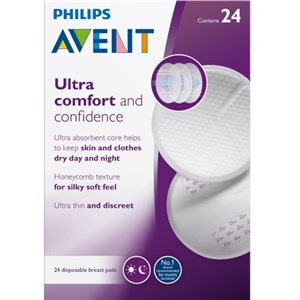 Avent Tek Kullanımlık Ultra Comfort Göğüs Pedleri 24'lü