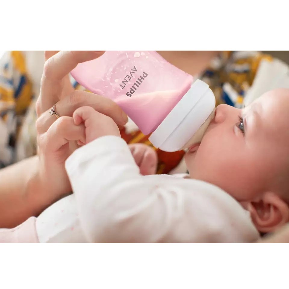 Avent Natural Response PP Biberon 260 ml 1+ Ay Pembe Orjinal