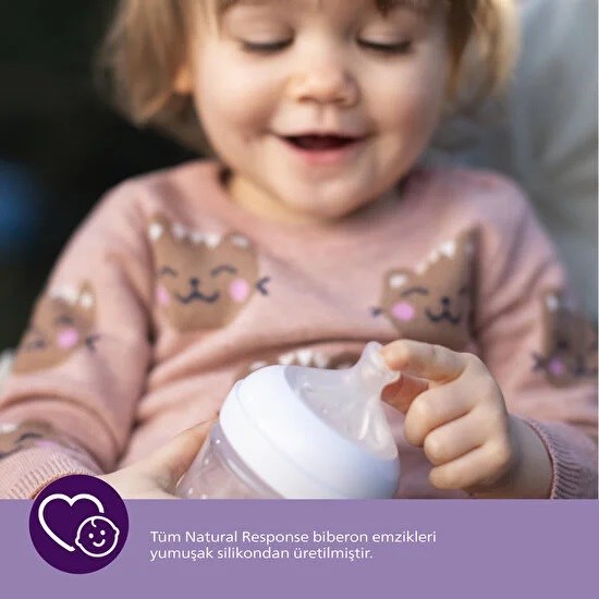 Avent Natural Response 2'li Biberon Emziği 1 No +0 Ay Orjinal