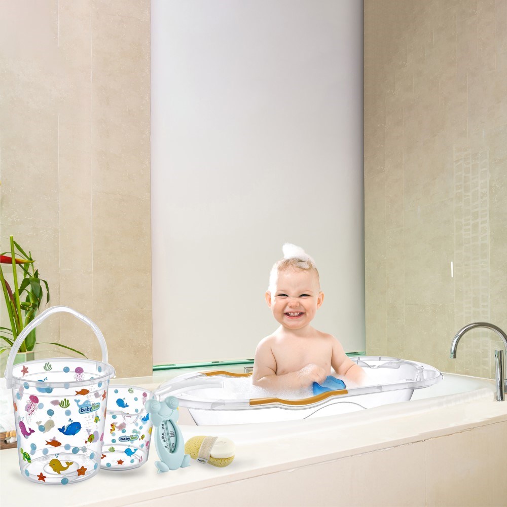 BabyJem Kurbağa Banyo ve Oda Termometresi Turkuaz