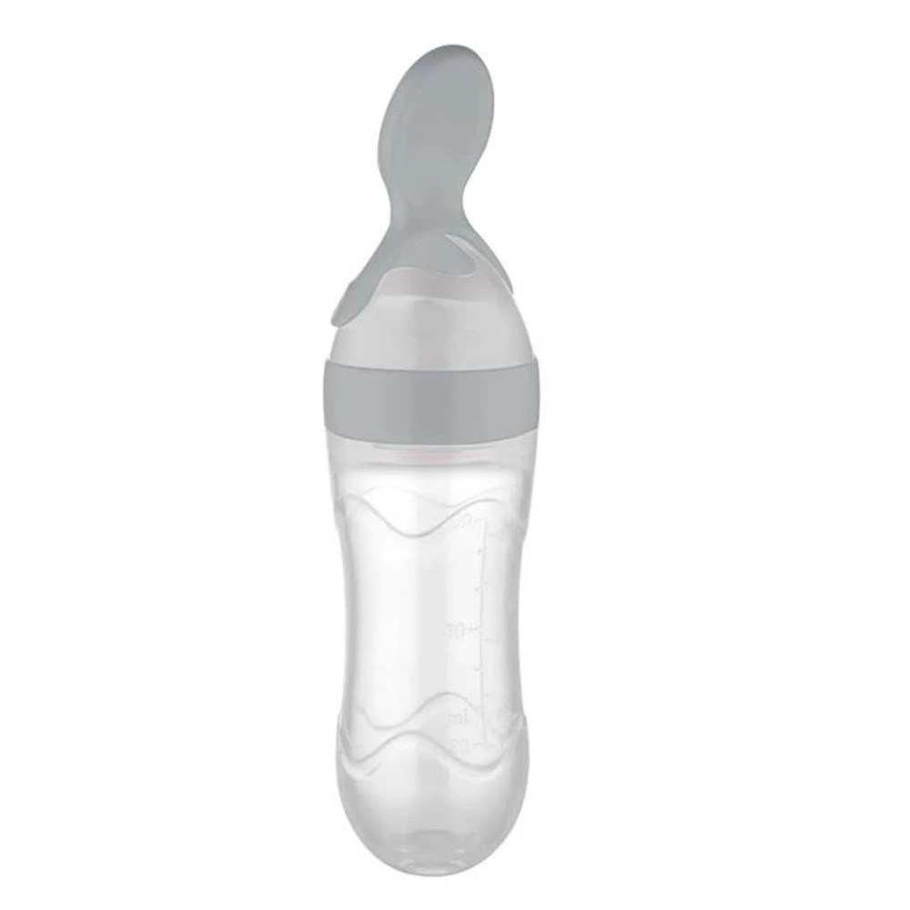 Babyjem Sıkmalı Kaşık Gri 