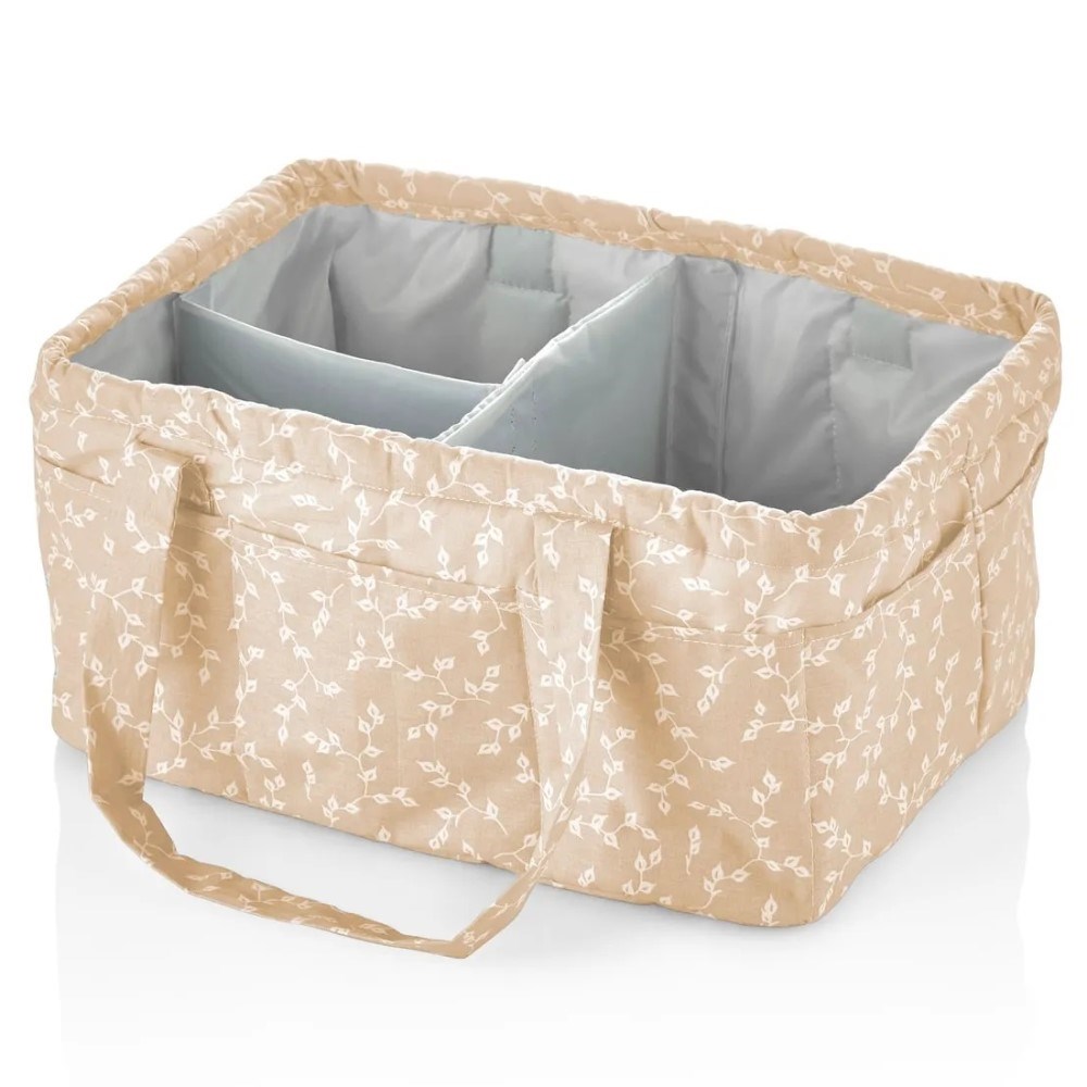 BabyJem Katlamalı Anne & Bebek Organizer Somon Çiçek Orjinal