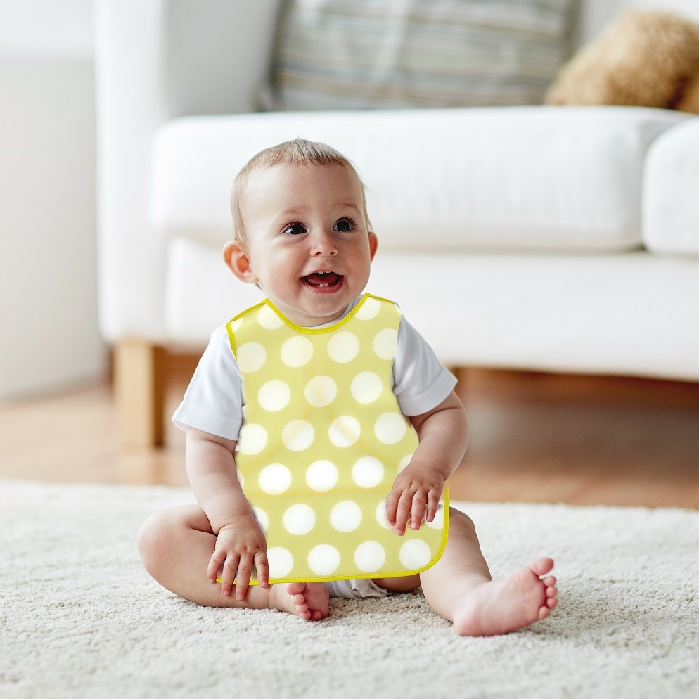 BabyJem Leke Tutmaz Giymeli Önlük Sarı Orjinal