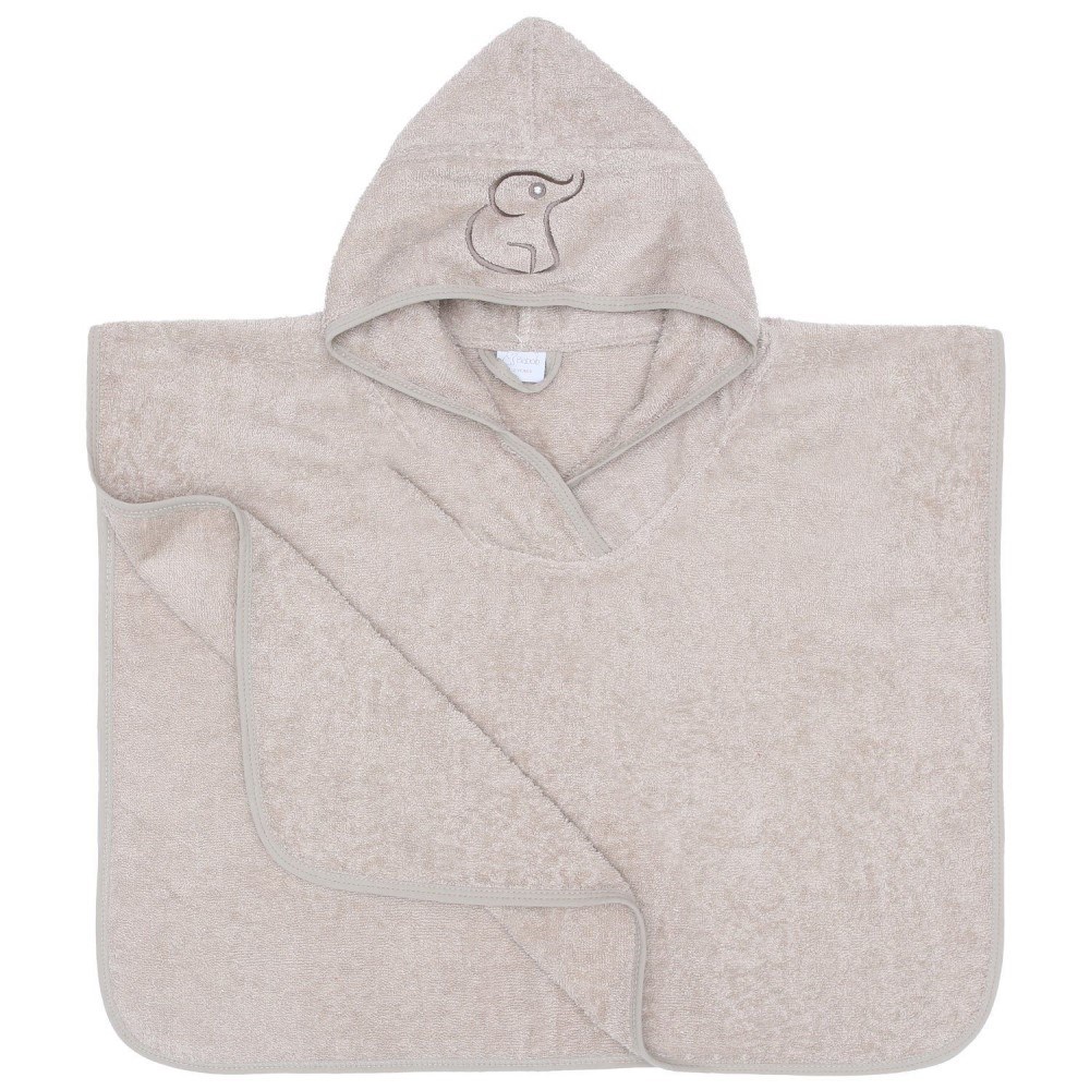 Baboo Beige Poncho Towel - Bej  Panço Havlu Krem