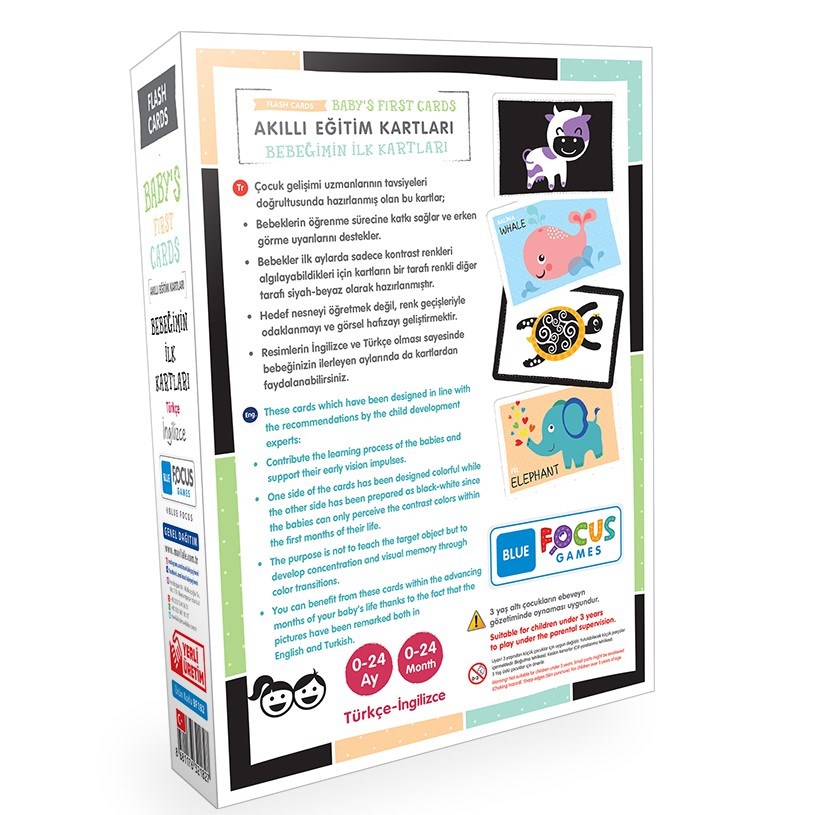 Blue Focus Baby's First Cards-Bebeğimin İlk Kartları 