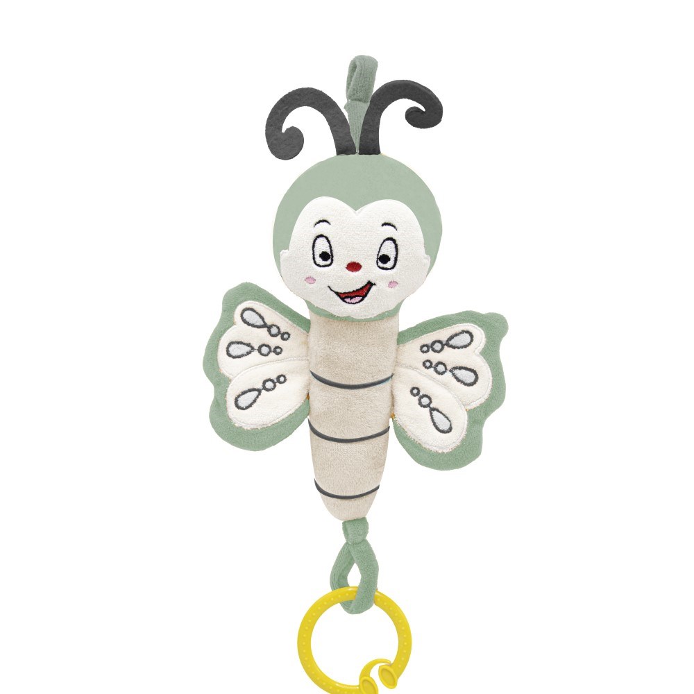 Babyjem Titreşimli Kelebek Mint Puset Oyuncağı 