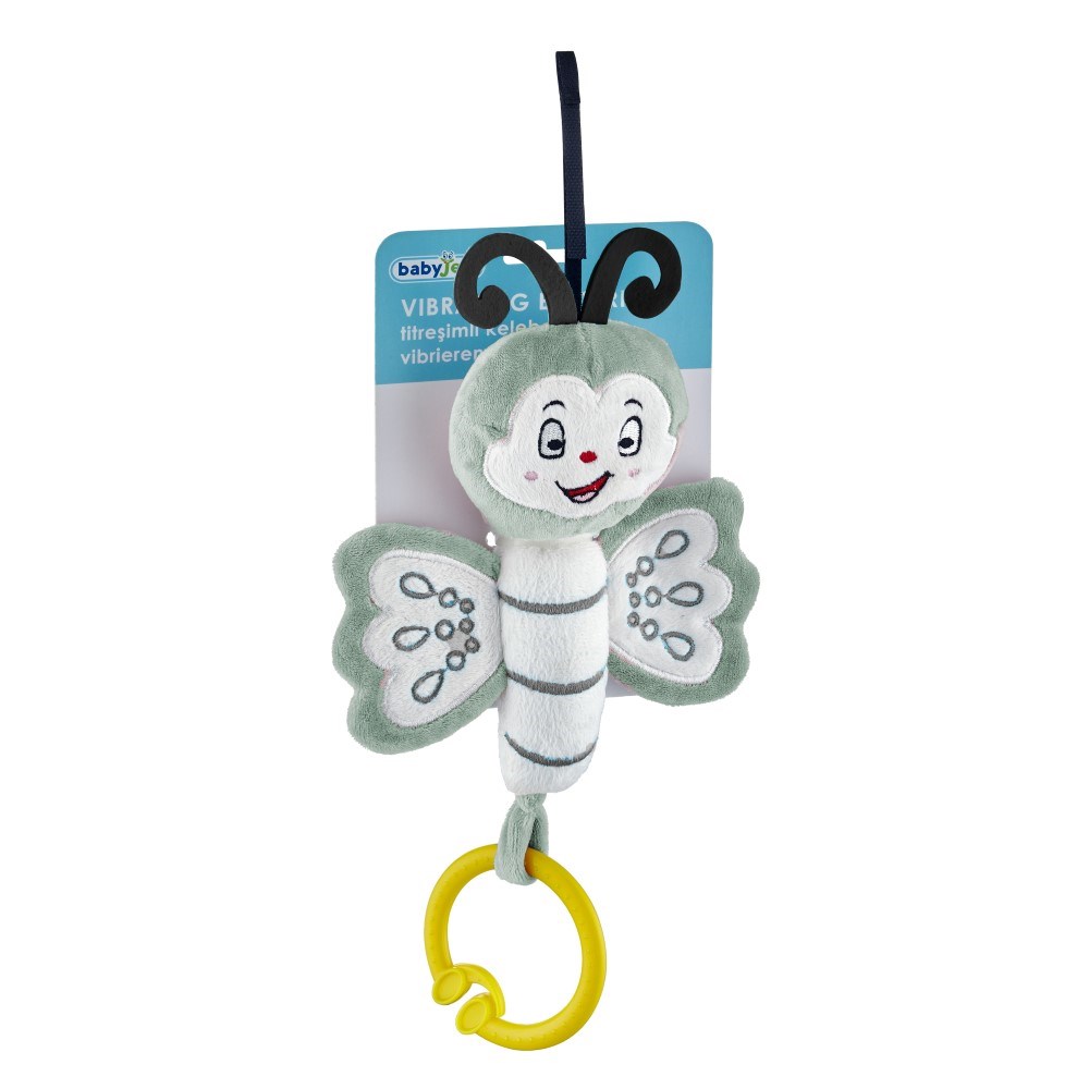 Babyjem Titreşimli Kelebek Mint Puset Oyuncağı 
