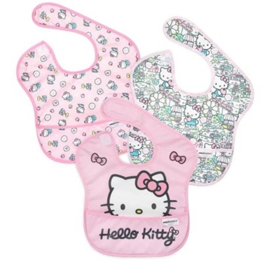 Bumkins SuperBib Önlük - 6-24 Ay 3'lü Paket (Hello Kitty ) 