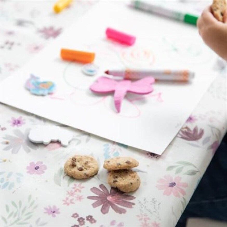 Bumkins Splat Mat / Çok Amaçlı Örtü - Floral 