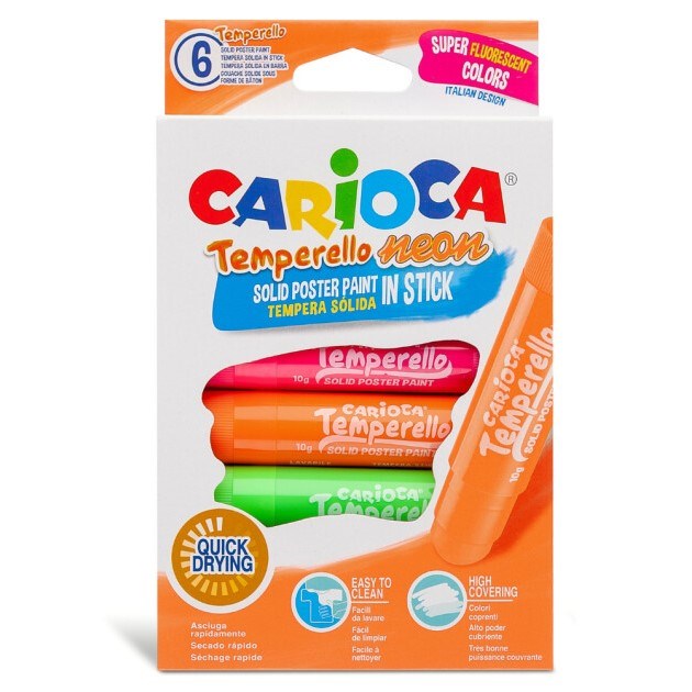 Carioca Temperello Poster Boya Kalemi 6'lı Orjinal
