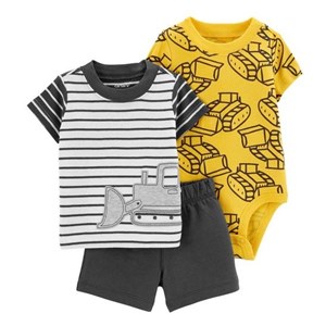 Carter's Erkek Bebek 3'lü Alt Üst Set