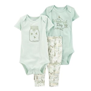 Carter's Kız Bebek 3'lü Alt Üst Set