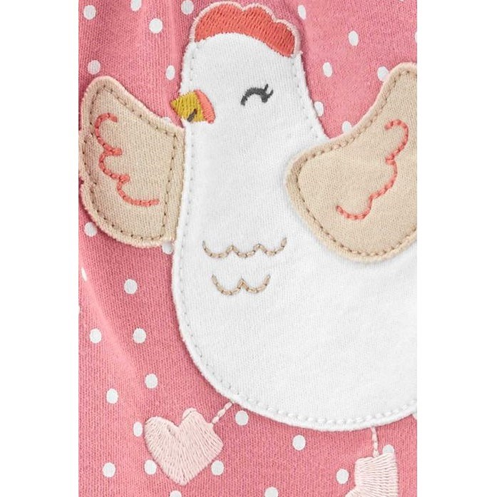 Carter's Kız Bebek Uzun Kol Patikli Tulum Pembe