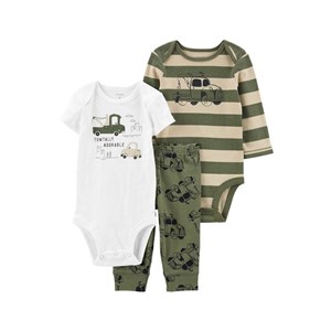 Carter's Erkek Bebek 3'lü Alt Üst Set