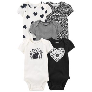 Carter's Kız Bebek Kısa Kol Body 5'li Set