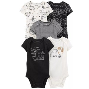 Carter's Erkek Bebek Kısa Kol Body 5'li Set