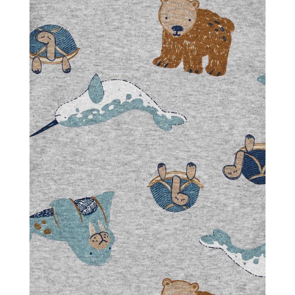 Carter's Erkek Bebek Kısa Kol Body 5'li Set Koyu Mavi