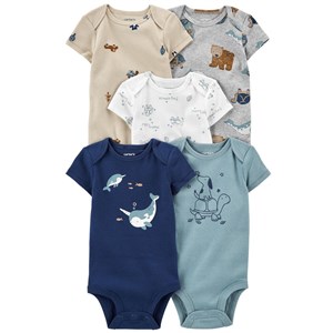 Carter's Erkek Bebek Kısa Kol Body 5'li Set