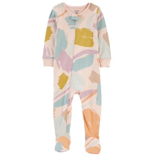 Carter's Kız Bebek Uzun Kol Patikli Tulum Pembe