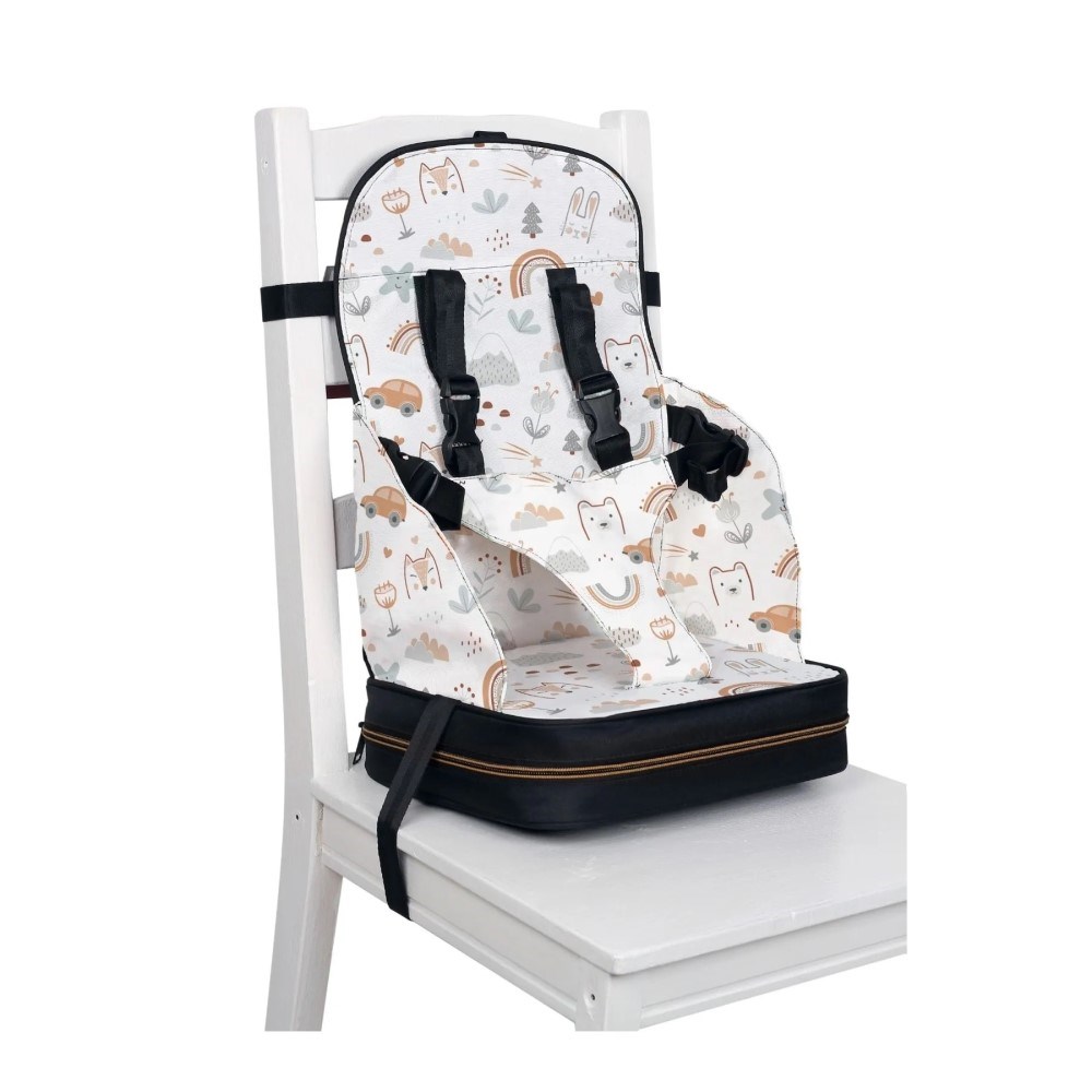 Carnival Baby& Kids Yükseltici Çantalı Portatif Mama Sandalyesi - Orman 