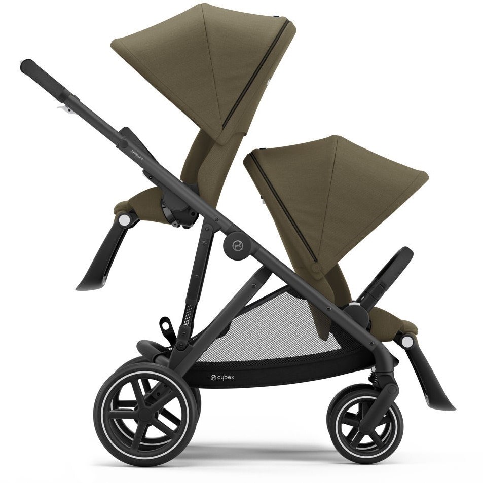 Cybex Gazelle S Black İkiz Bebek Arabası- Classic Beige 