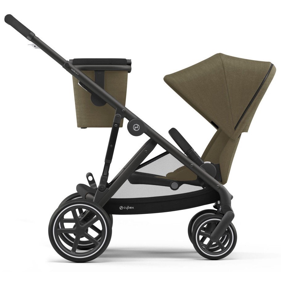Cybex Gazelle S Black İkiz Bebek Arabası- Classic Beige 