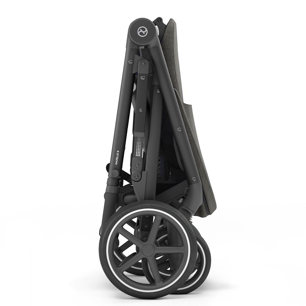 Cybex Gazelle S Black İkiz Bebek Arabası- Soho Grey 