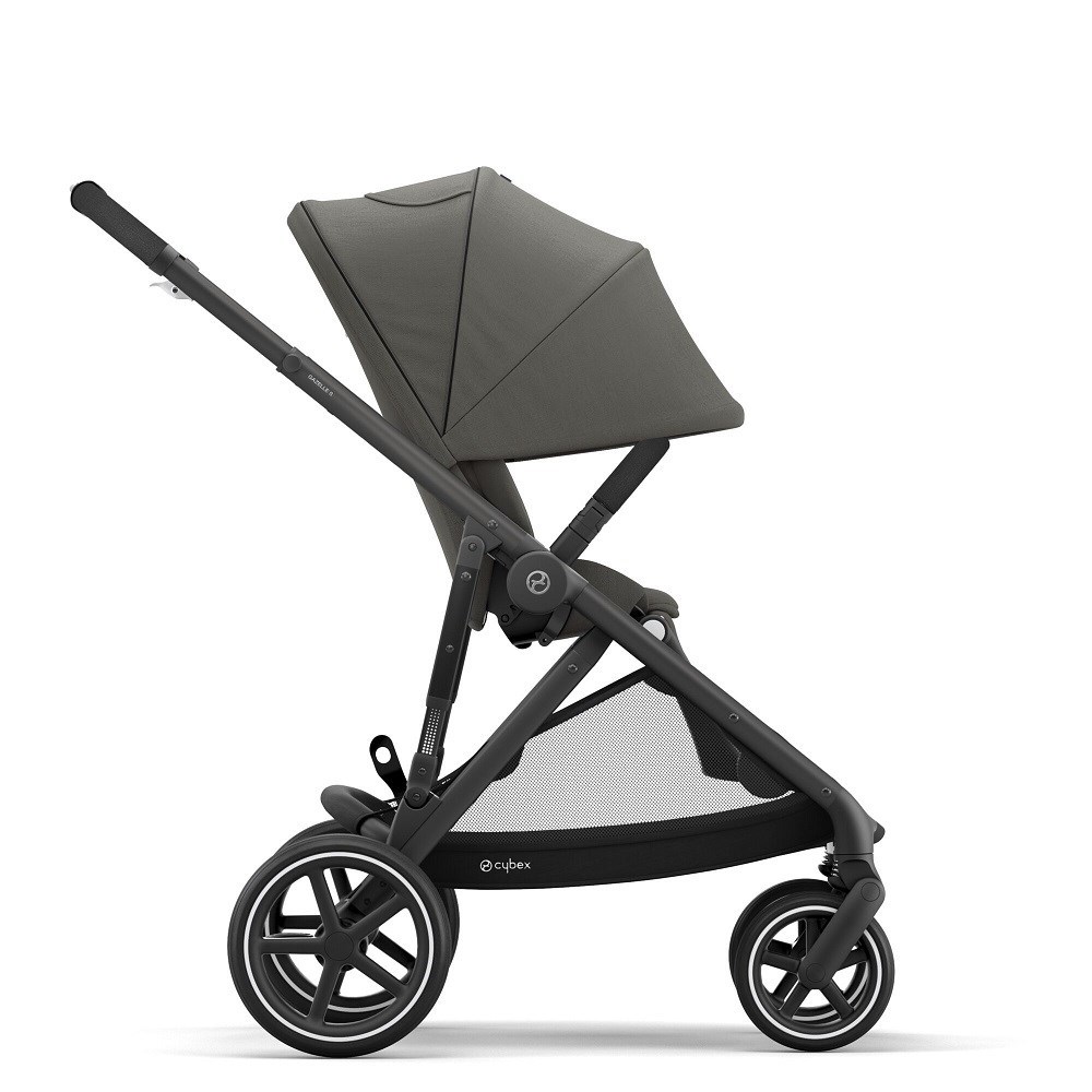 Cybex Gazelle S Black İkiz Bebek Arabası- Soho Grey 
