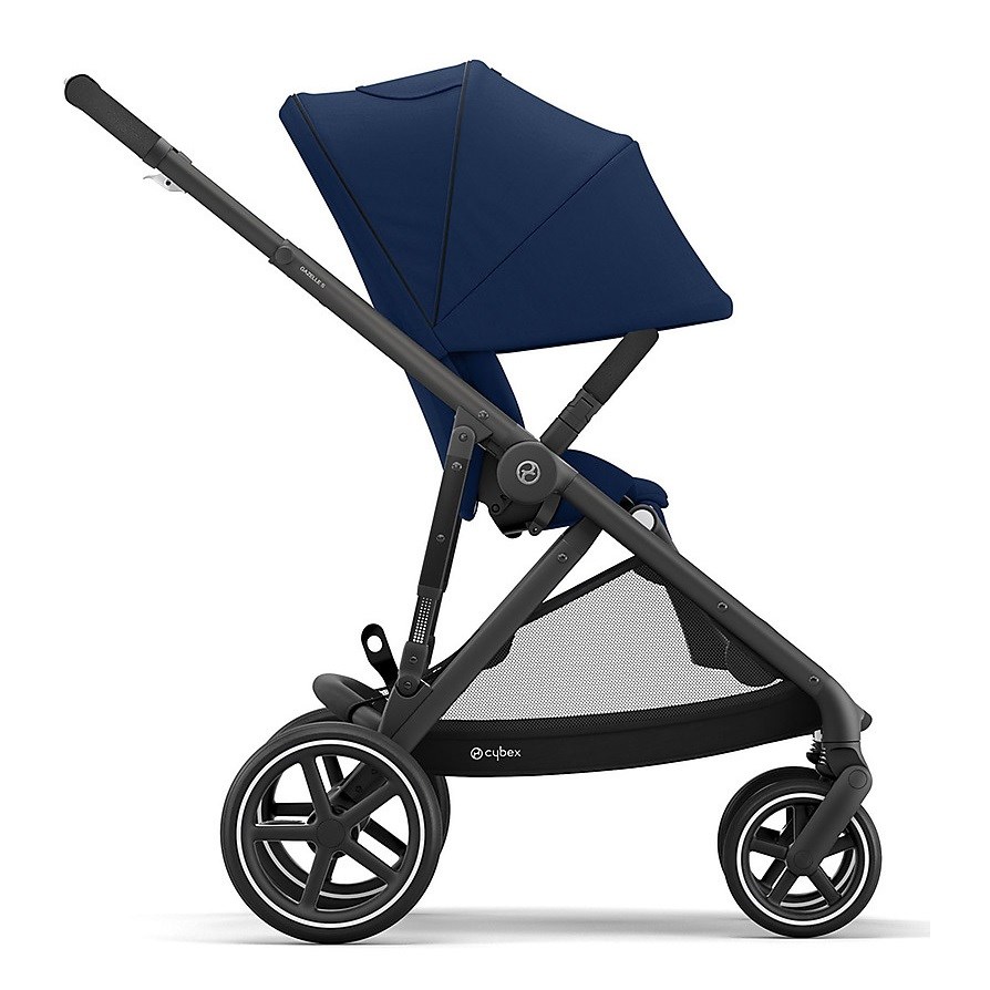 Cybex Gazelle S Black İkiz Bebek Arabası-Navy Blue  