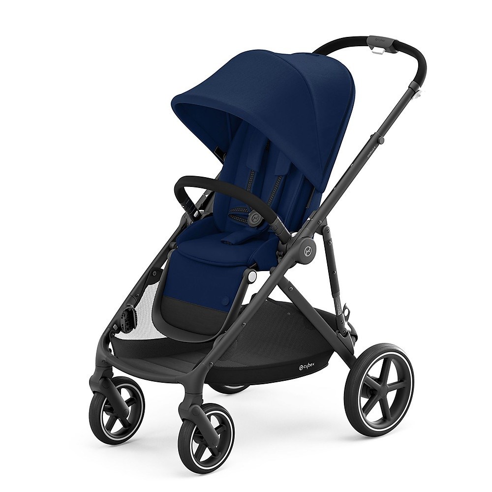 Cybex Gazelle S Black İkiz Bebek Arabası-Navy Blue  