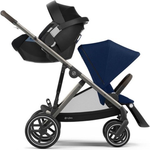 Cybex Gazelle S Black İkiz Bebek Arabası-Navy Blue  