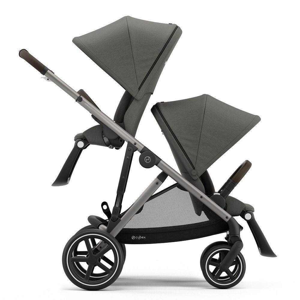Cybex Gazelle S Taupe İkiz Bebek Arabası- Soho Grey 