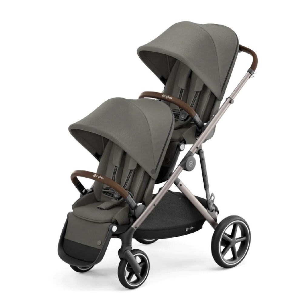 Cybex Gazelle S Taupe İkiz Bebek Arabası- Soho Grey  