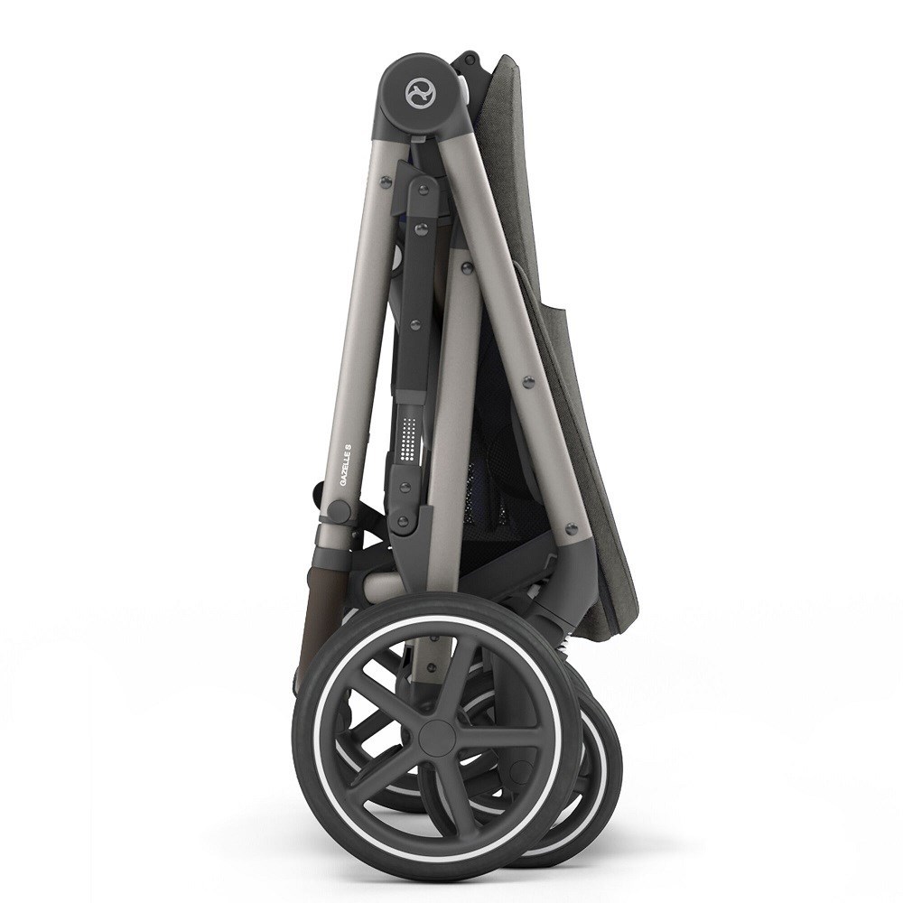 Cybex Gazelle S Taupe İkiz Bebek Arabası- Soho Grey  