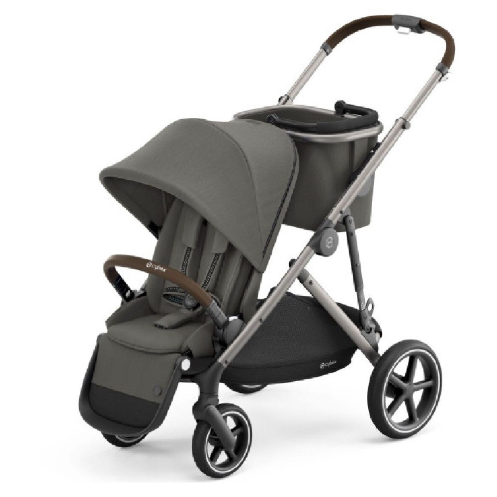 Cybex Gazelle S Taupe İkiz Bebek Arabası- Soho Grey  