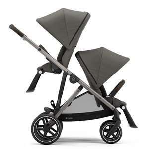 Cybex Gazelle S Taupe İkiz Bebek Arabası- Soho Grey 