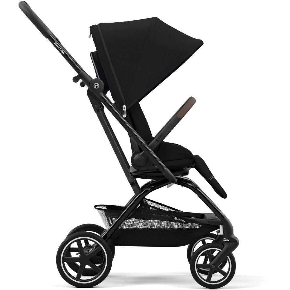 Cybex Eezy S Twist 2 Bebek Arabası Moon Black Siyah