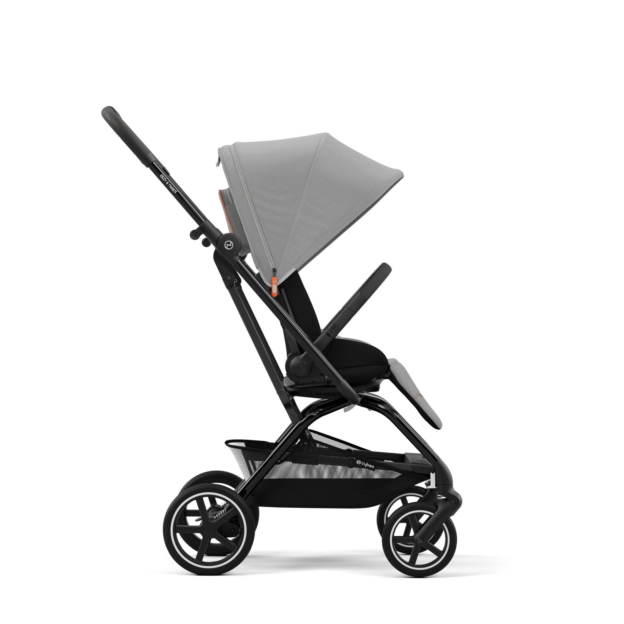 Cybex Eezy S Twist 2 Bebek Arabası Kabin Boy Black Lava Grey Gri