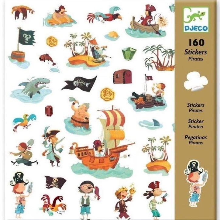 Djeco Çıkartmalar -  Pirates 