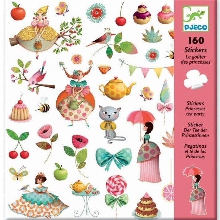 Djeco Çıkartmalar -  Princess Tea Party 