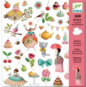 Djeco Çıkartmalar - Princess Tea Party