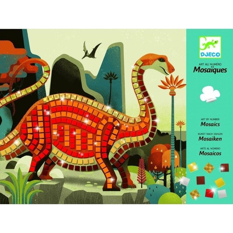 Djeco Mozaik Yapıştırma / Dinosaurs 