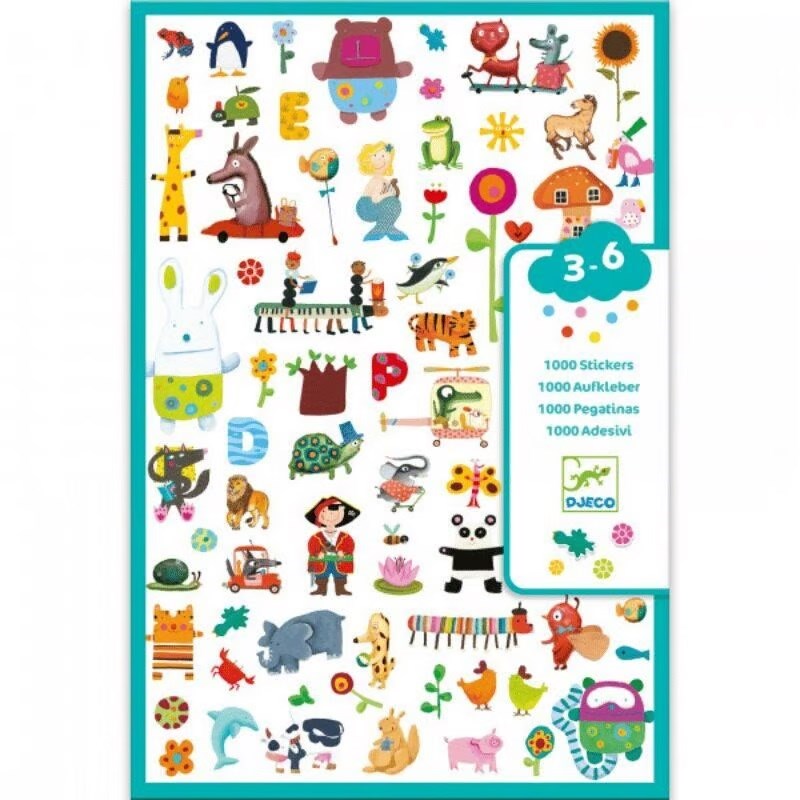 Djeco Çıkartmalar -  1000 Stickers For Little Ones 