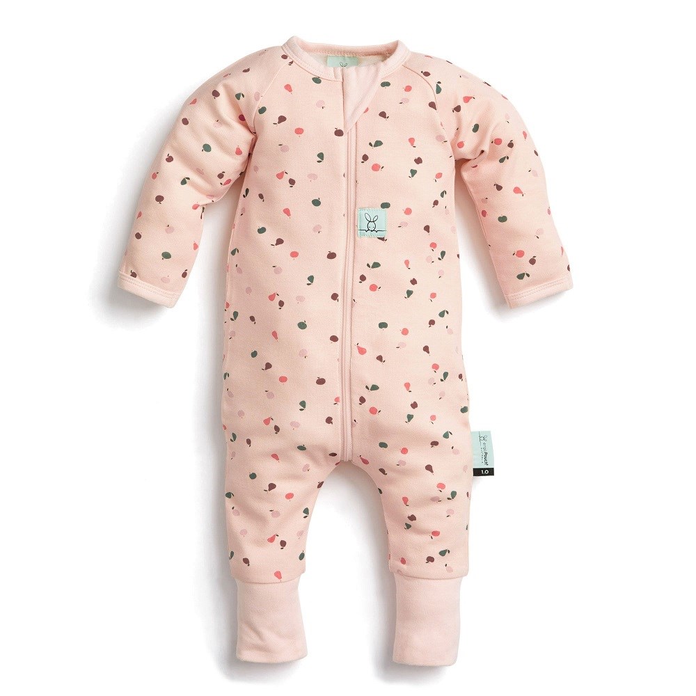 ErgoPouch Organik Pamuklu Patikli Pijama Tulum 1.0 TOG Cute Fruit Pembe