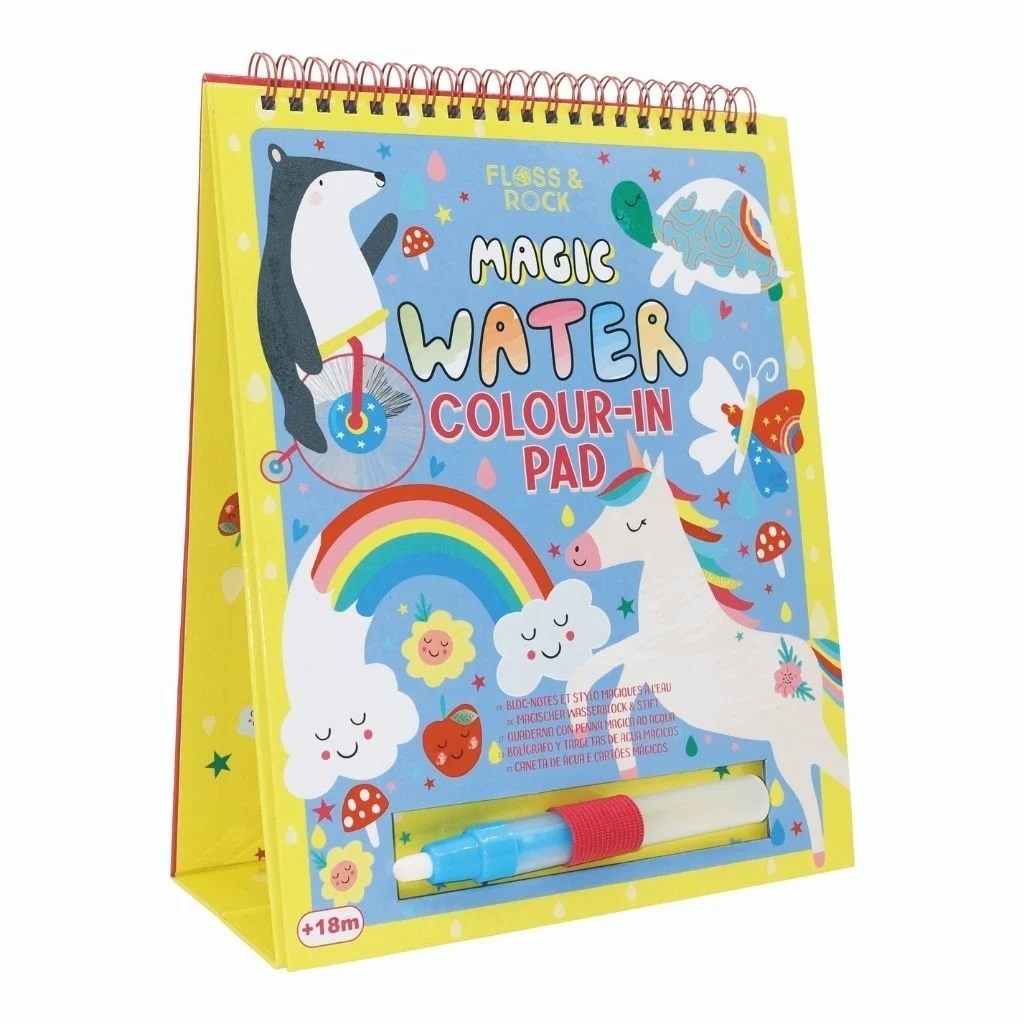 Floss Rock Renk Değiştiren Water Magic Boyama Kitabı - Rainbow Fairy 