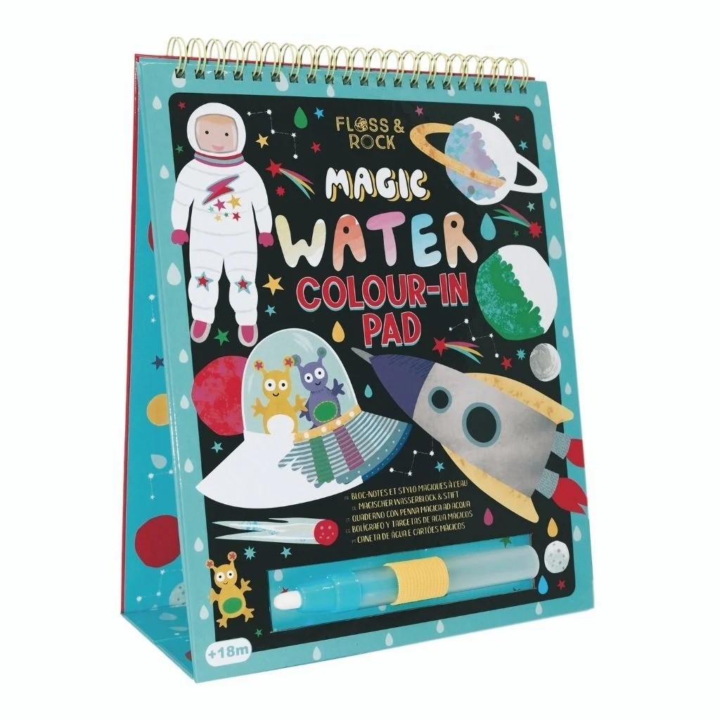 Floss Rock Renk Değiştiren Water Magic Boyama Kitabı - Space