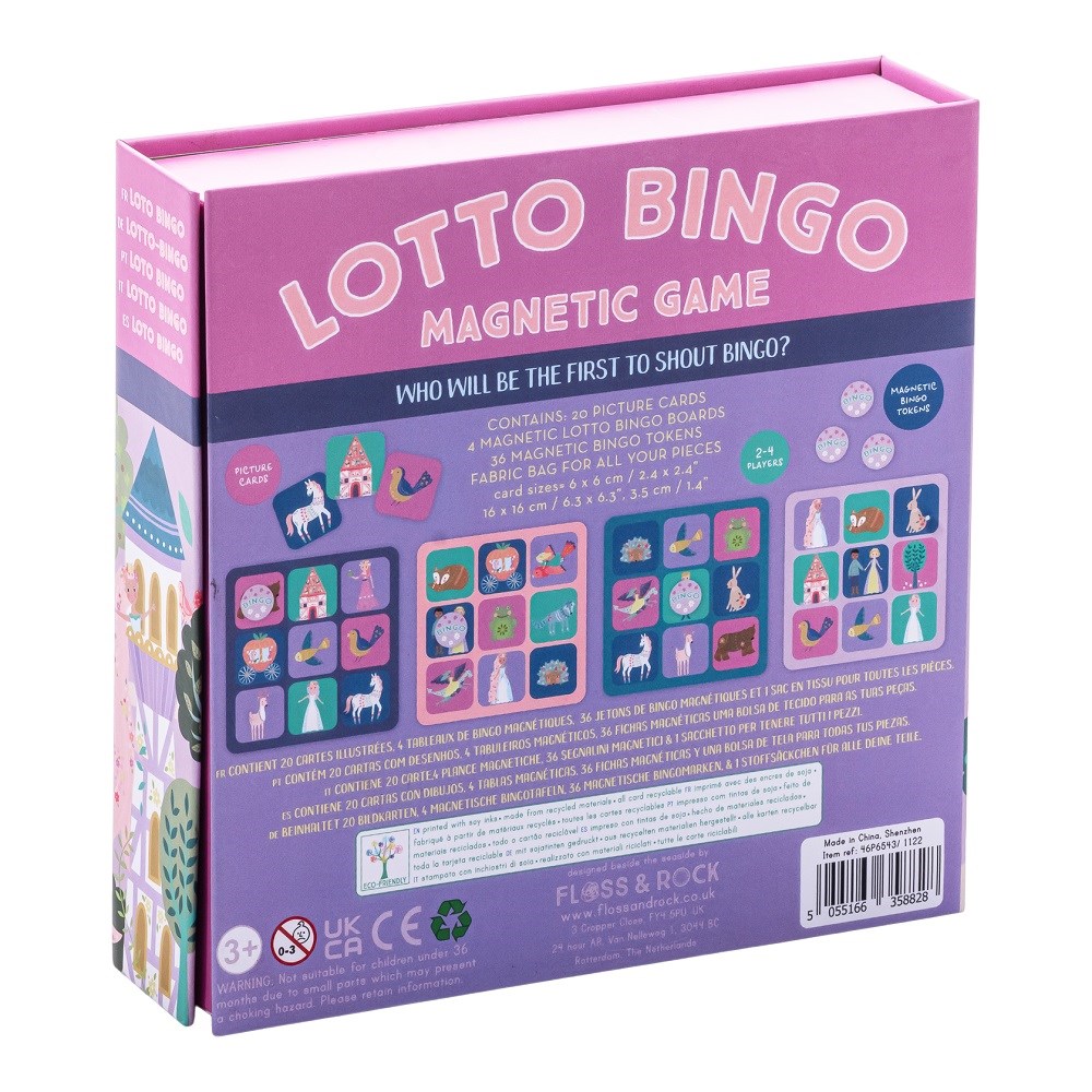 Floss Rock Mıknatıslı Bingo Şans Oyunu - Fairy Tale 