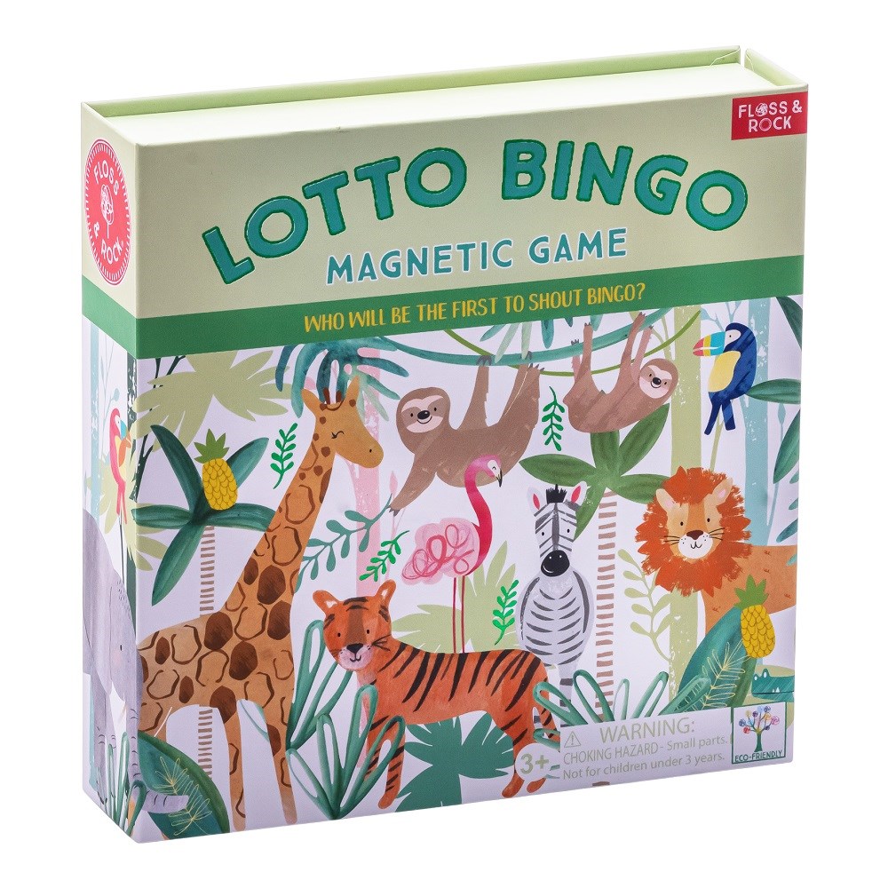 Floss Rock Mıknatıslı Bingo Şans Oyunu - Jungle